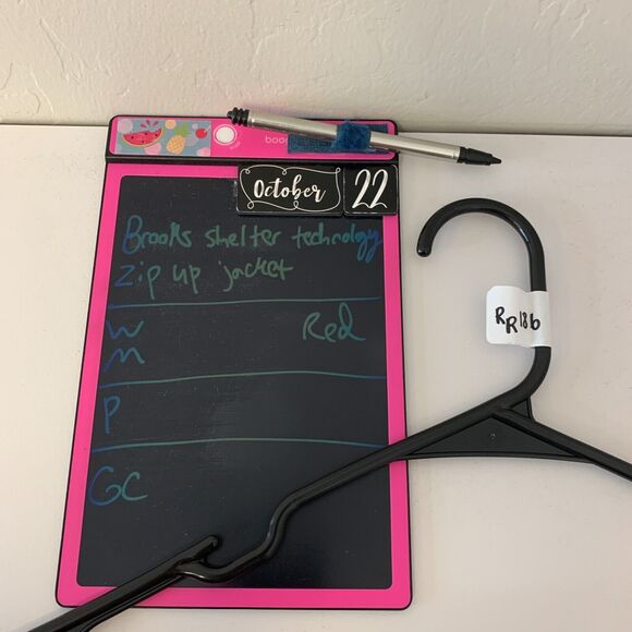 Brooks Running Jacket Women M Medium Red Zip Up Vented Back Athletic Windbreaker - Picture 11 of 12